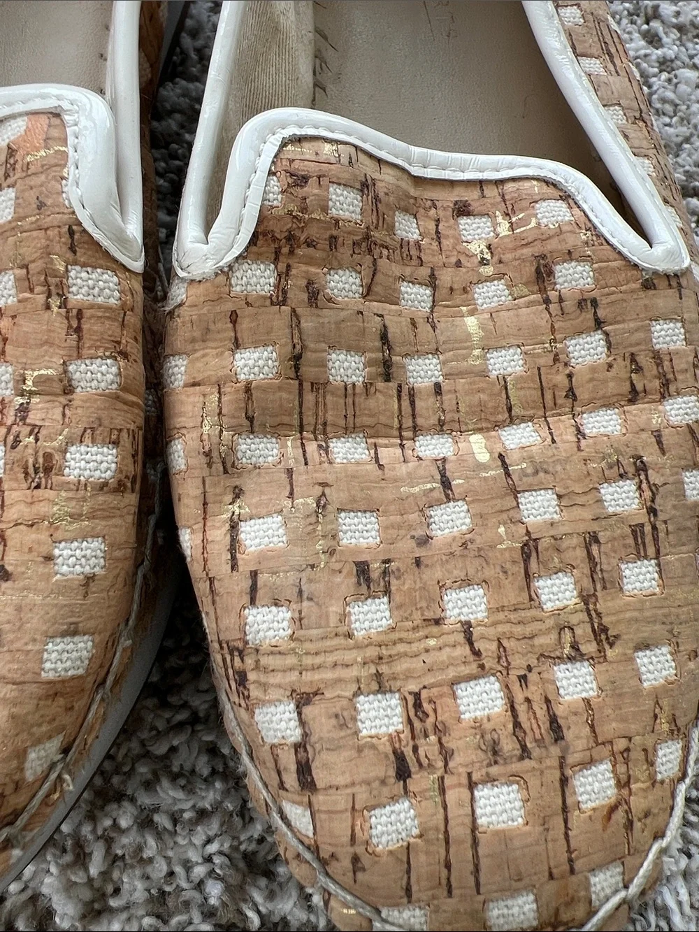 Sandra Robert’s Women's Woven Ellie Platform Espadrille Sandals Size 8